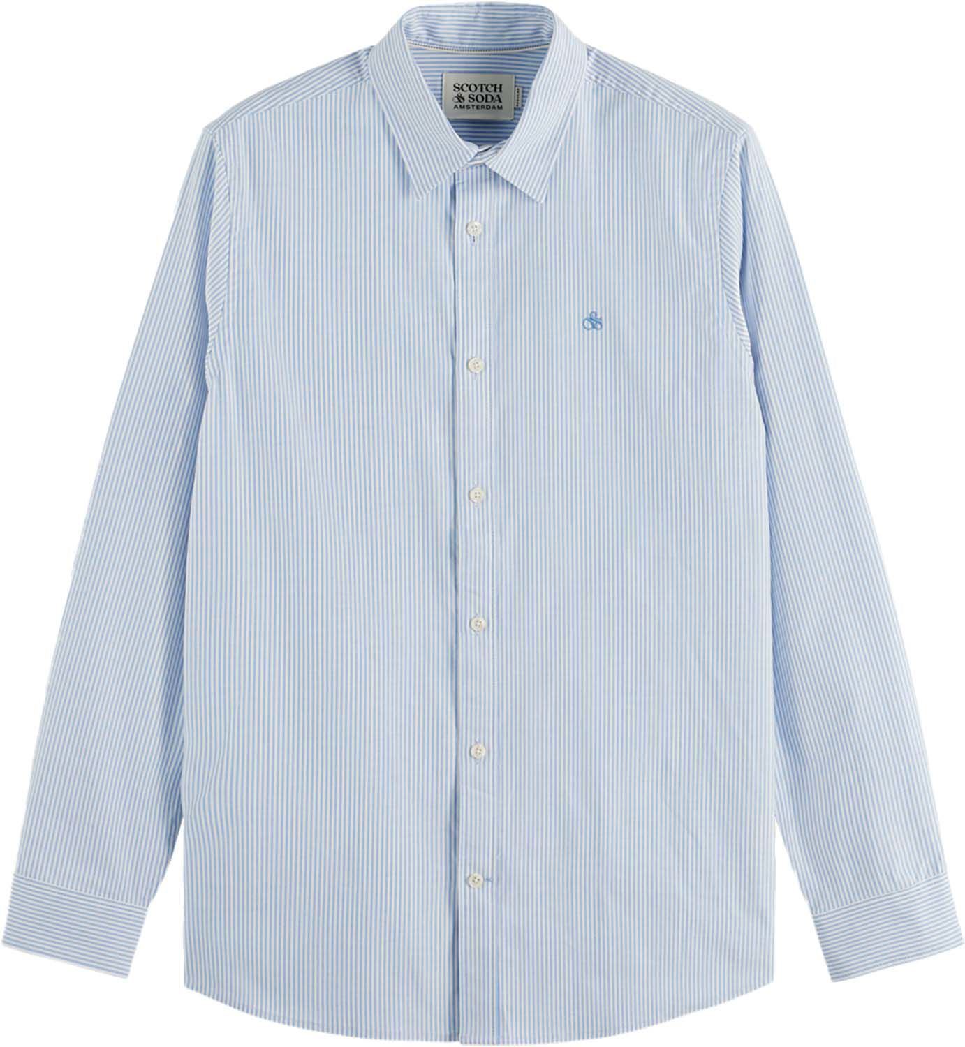 Scotch & Soda Overhemd Oxford Blauw