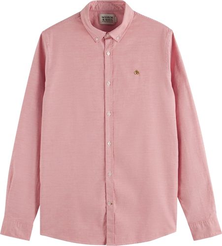 Scotch & Soda SEASONAL ESSENTIALS OXFORD SHIRT Oranje