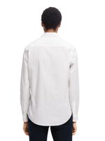 Essential - Solid slim fit shirt Wit