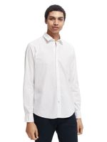 Essential - Solid slim fit shirt Wit