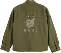 Military shirt Groen