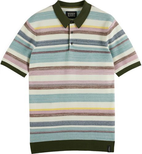 Scotch & Soda STRUCTURE KNITTED POLO Beige