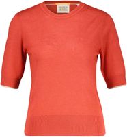 Short sleeved crew neck pullover Rood