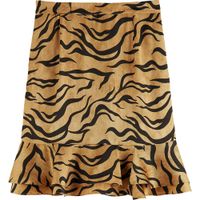 Printed recycled Polyester wrap ski Beige