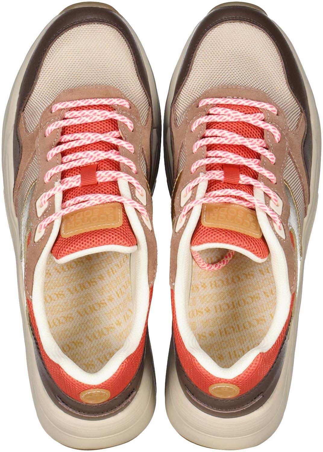 Scotch & Soda Sneakers Celest Bruin