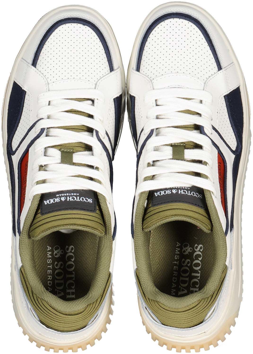 Scotch & Soda Sneakers New Cup Wit   