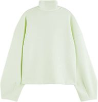 Zip anorak sweatshirt Groen
