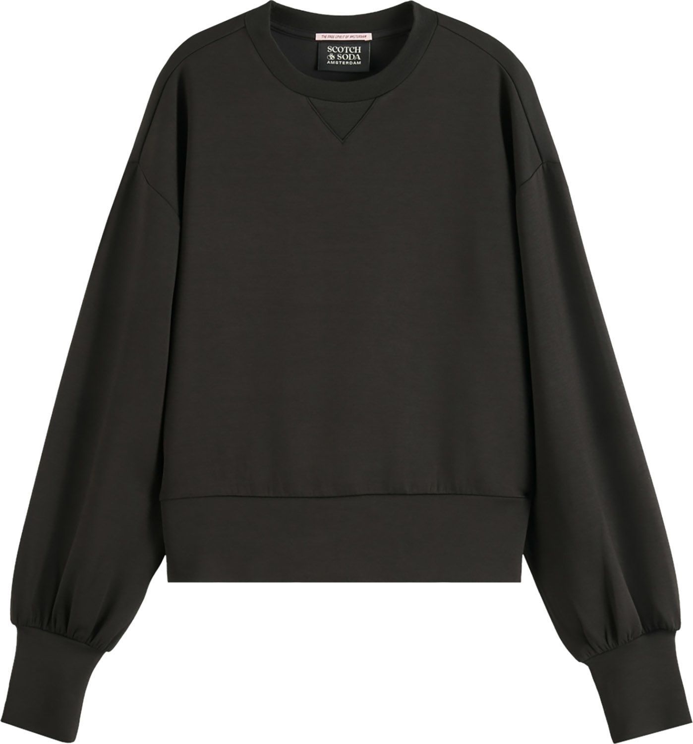 Scotch & Soda Sweatshirt Core Modal  Zwart