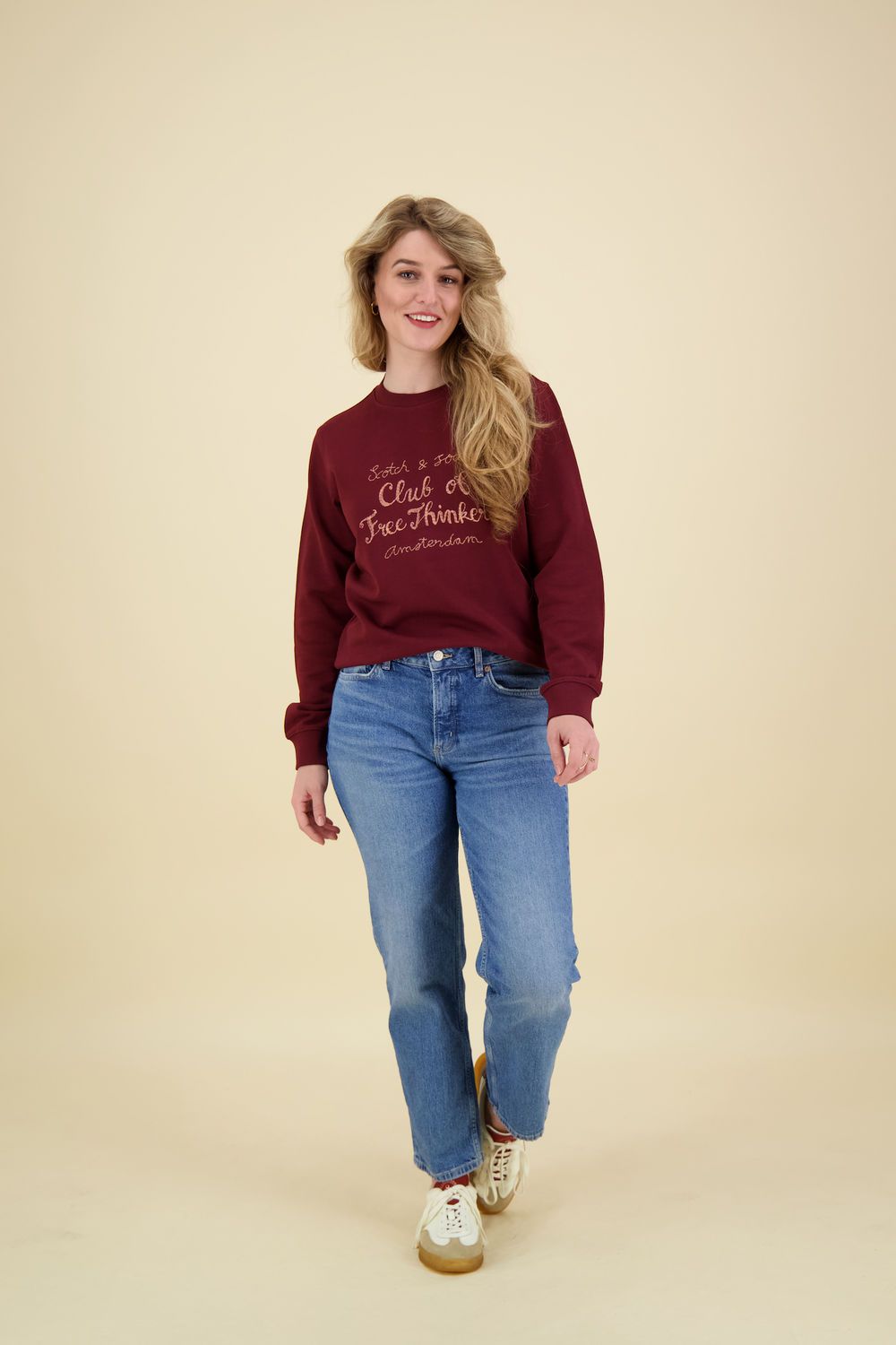 Scotch & Soda Sweatshirt Rood