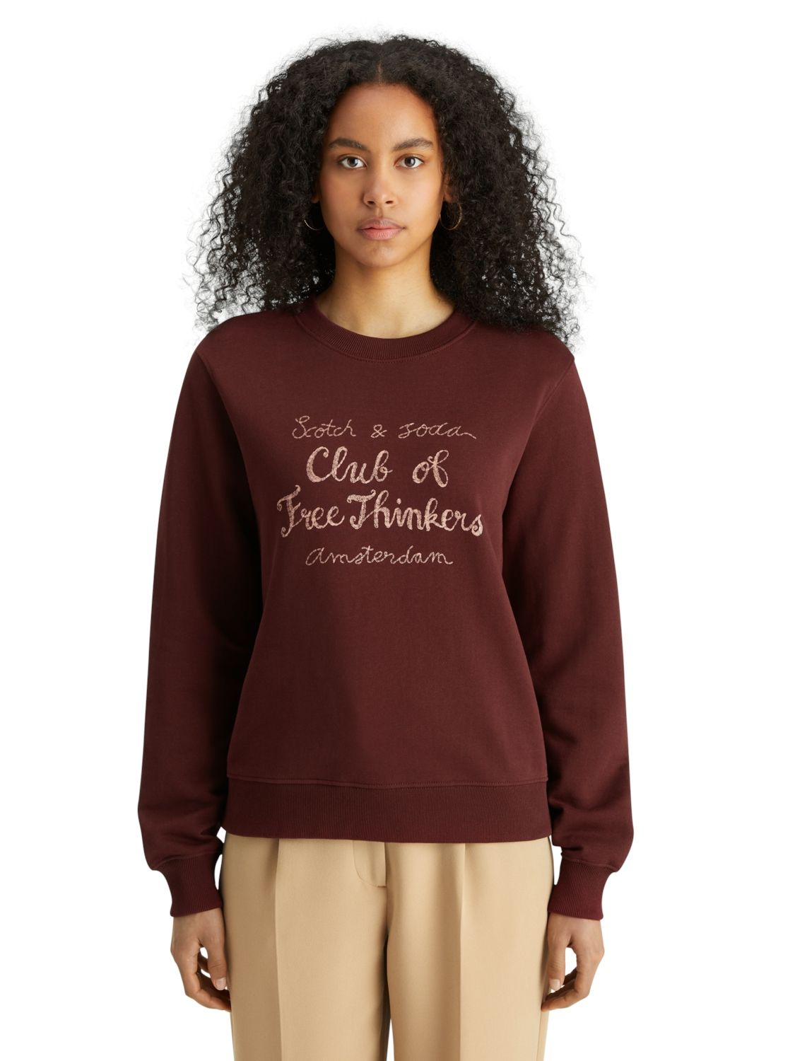 Scotch & Soda Sweatshirt Rood