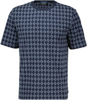 REGULAR FIT MINI ALL OVER PRINT T-S Blauw