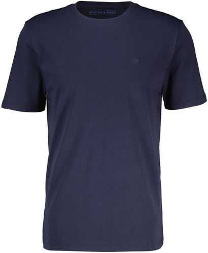 Scotch & Soda CORE - LOGO T-SHIRT Blauw