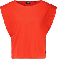 BOAT NECK T-SHIRT Rood