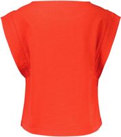 BOAT NECK T-SHIRT Rood