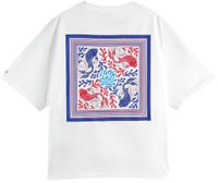 Loose fit T-shirt with woven artwor Wit