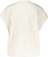 V-neck sleeveless modal sweatshirt Beige