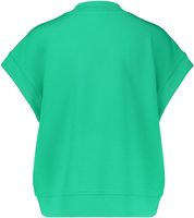 V-neck sleeveless modal sweatshirt Groen