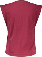 MERCERISED T-SHIRT WITH SHOULDER DE Rood