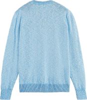 Melange crewneck pullover Blauw