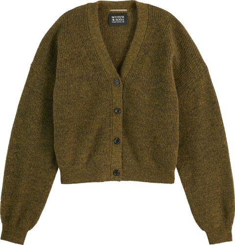 Scotch & Soda FUZZY RELAXED CARDIGAN Groen