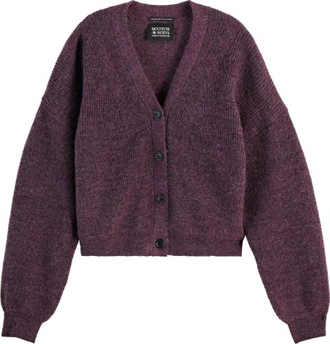 Scotch & Soda FUZZY RELAXED CARDIGAN Rood