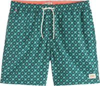 Mid length - Mini Printed swimshort Groen
