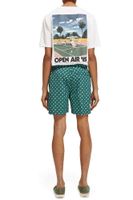 Mid length - Mini Printed swimshort Groen