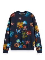 Sweater All Over Print Blauw