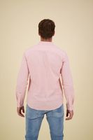 Overhemd Poplin Streep Roze