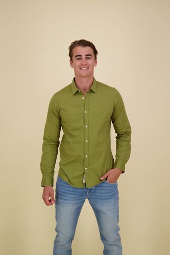 Scotch & Soda SEASONAL ESSENTIALS POPLIN SOLID SH Groen