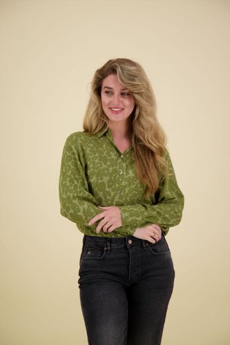 Scotch & Soda Blouse Printed Groen