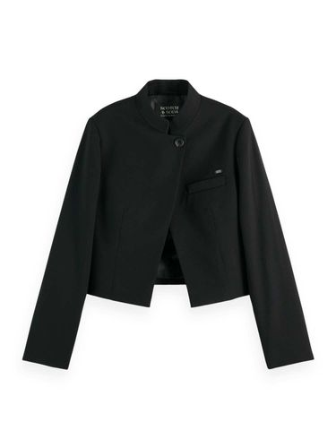 Scotch & Soda Blazer Gabardine Zwart