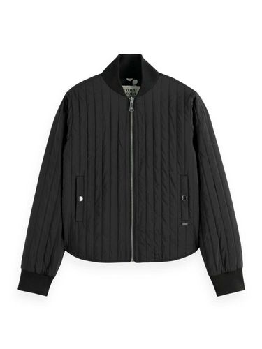 Scotch & Soda ELEVATED REVERSIBLE BOMBER  Zwart