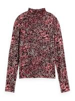 AOP PRINTED LONG SLEEVE T-SHIRT Rood