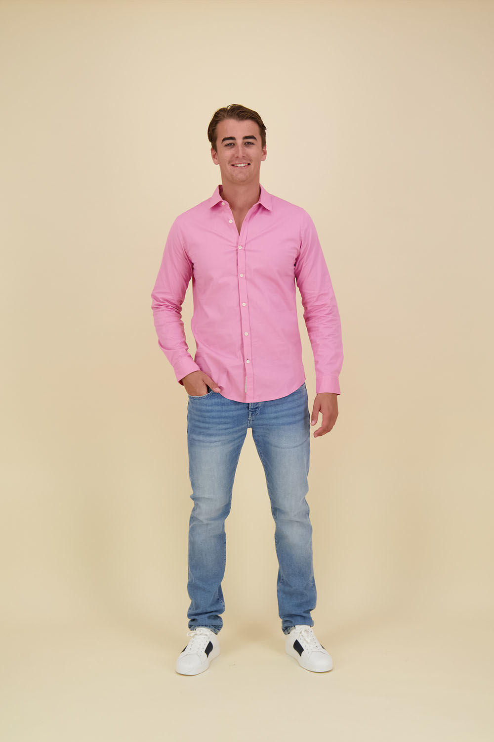Scotch & Soda Overhemd Roze Scotch & Soda Overhemd Roze