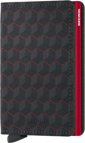 Secrid Miniwallet Oprical Black-Red Zwart