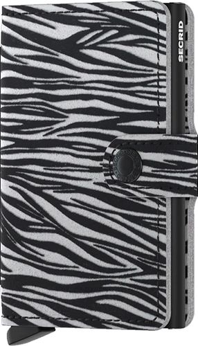 Secrid Mini Portemonee Zebra Grijs