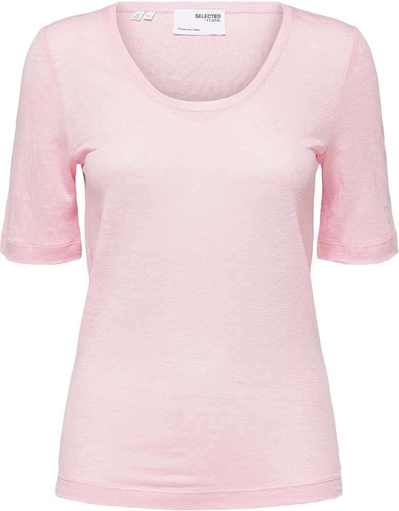 Selected Femme T-Shirt Roze