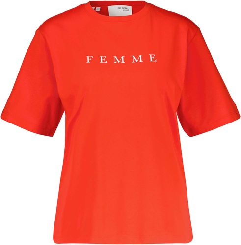 Selected Femme T-shirt Vilja Rood