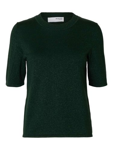 Selected Femme T-shirt Lura Groen