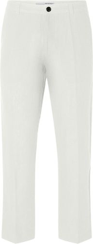 Selected Homme SLH196-STRAIGHT MADS LINEN PANT NOO Wit