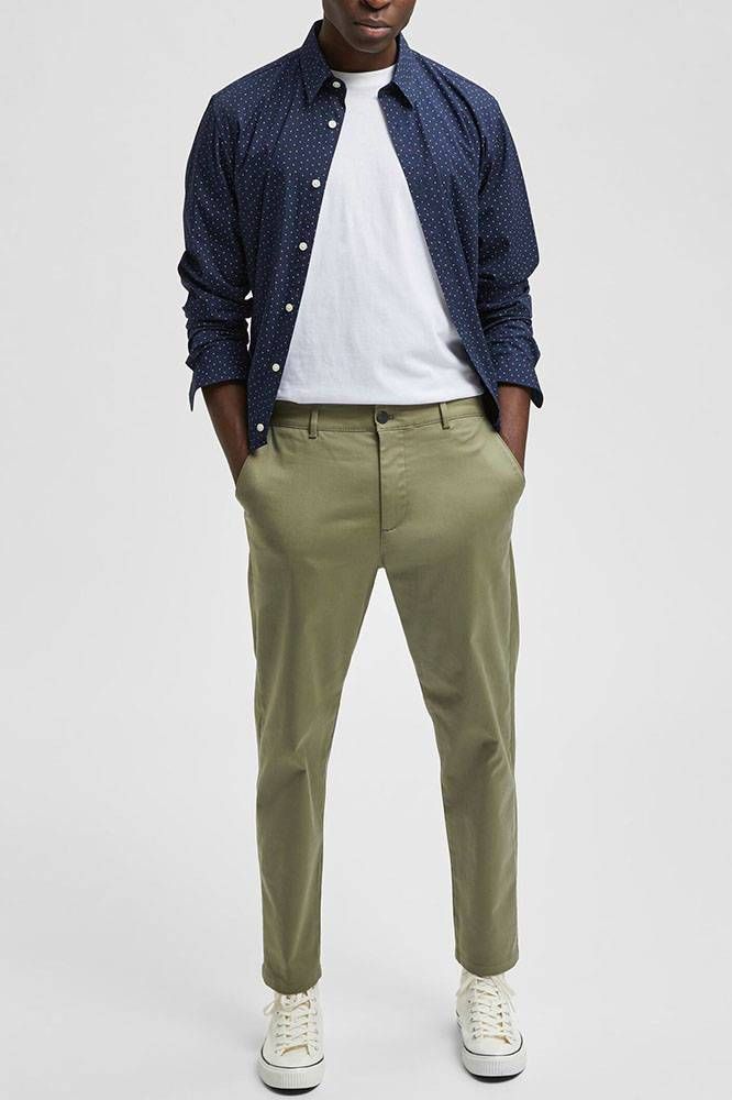 Selected Homme Chino Groen