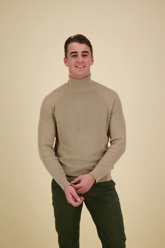 Selected Homme slhmattis ls knitt Beige