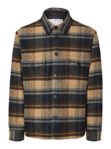 Selected Homme Overshirt Archive Blauw