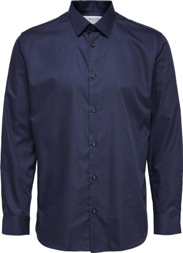 Selected Homme slhslimmethan shirt shirt ls classic noos Blauw