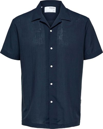 Selected Homme slhregair shirt ss Blauw