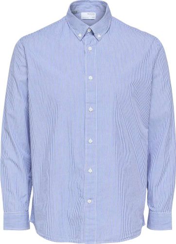 Selected Homme slhregdore shirt ls Blauw