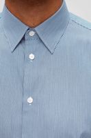 slhslimnathan-stripe shirt BK Blauw