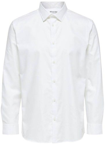 Selected Homme slhslimmethan shirt shirt ls classic noos Wit