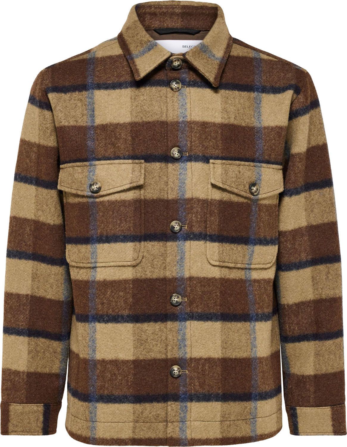 Selected Homme Overshirt Bruin 